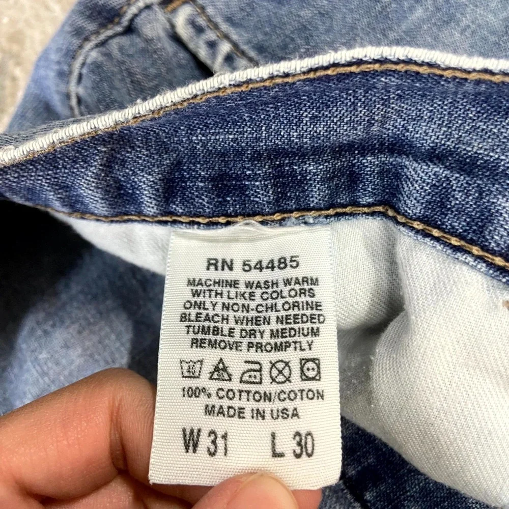 Vintage Y2K American Eagle Outfitters Supply Co Jeans 31x30 Blue Denim Baggy‎